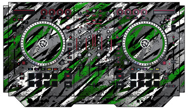 Numark NS 7 II Skin Sparkasm Green